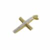 GOLD 14K CROSS WITH ZIRGON FOR WOMAN