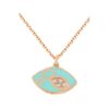 ROSE GOLD 14K NECKLACE WITH DIAMONDS