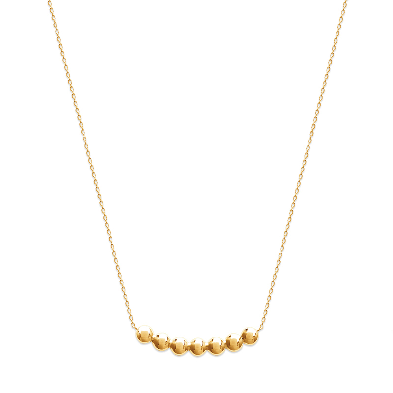 OXFORD STREET BRASS GOLD PLATED NECKLACE