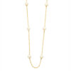GOLD 14K NECKLACE WITH PEARLS XK156600