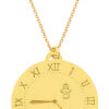 GOLD 14K NECKLACE WATCH