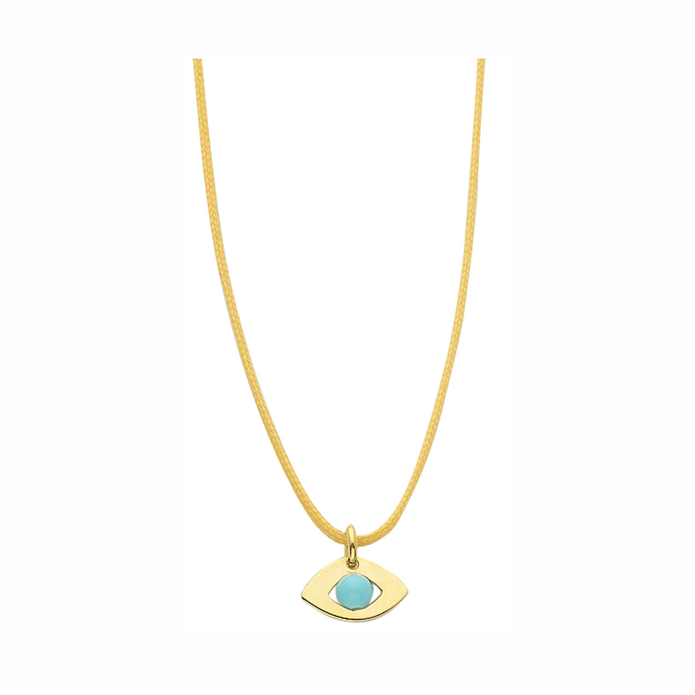 GOLD 14K NECKLACE WITH EYE