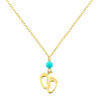 GOLD 14K NECKLACE BABY FEET