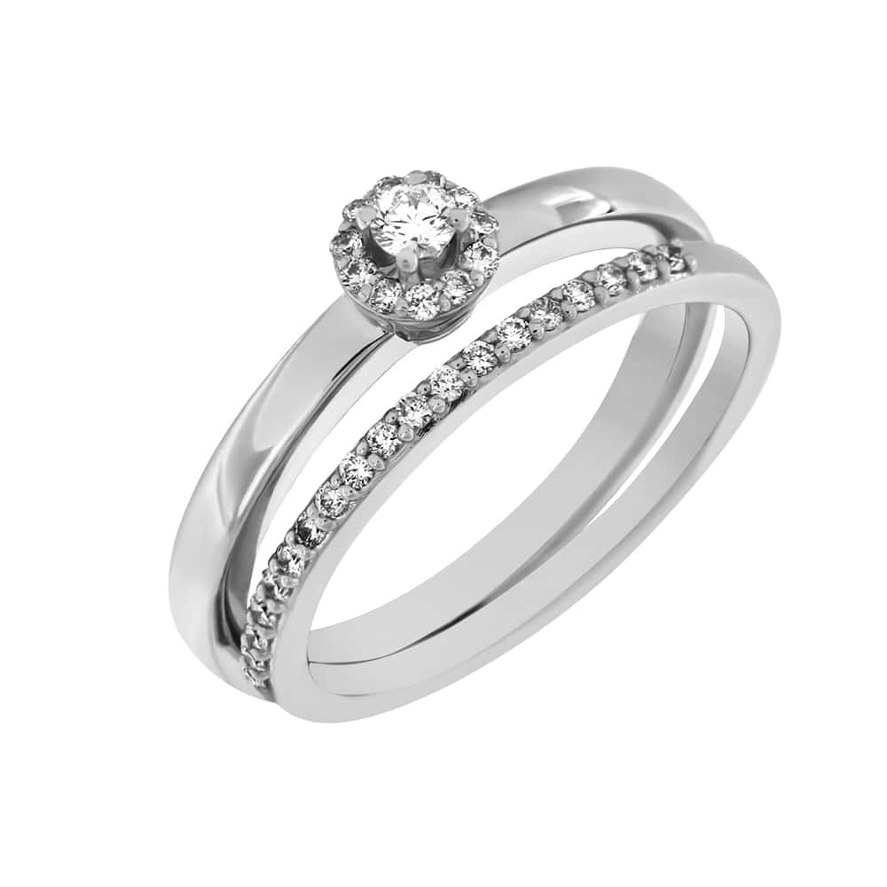 ΛΕΥΚΟΧΡΥΣΟ ΔΑΚΤΥΛΙΔΙ 18 K ΜΕ ΔΙΑΜΑΝΤΙΑ 49530