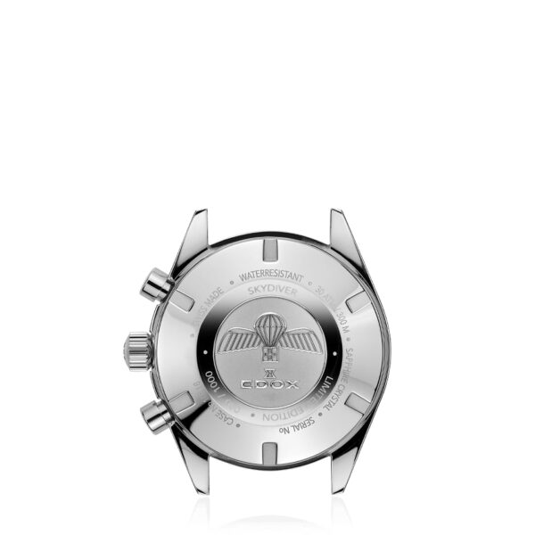 EDOX WATCH DELFIN SKYDIVER CHRONOGRAPH SILVER LIMITED EDITION GIFT SET