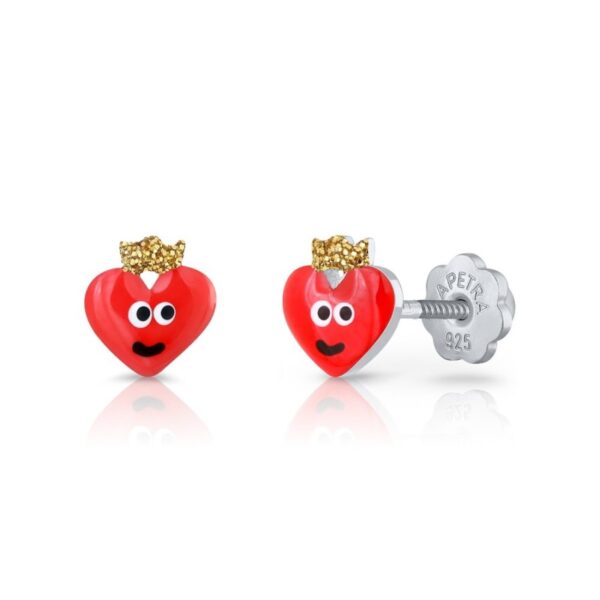 ΑΣΗΜΕΝΙΑ ΠΑΙΔΙΚΑ ΣΚΟΥΛΑΡΙΚΙΑ (925) ΚΑΡΦΩΤΑ MAGIC HEARTS ΜΕ ΣΜΑΛΤΟ