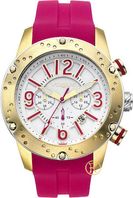 VOGUE WATCH CHRONOGRAPH FUCSHIA SILICONE STRAP 17101.3