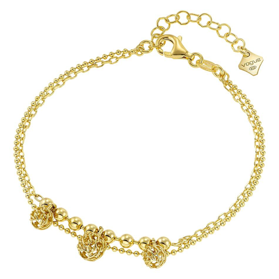 ΑΣΗΜΕΝΙΟ ΒΡΑΧΙΟΛΙ (925) "CIRCLE" ΕΠΙΧΡΥΣΩΜΕΝΟ BY VOGUE JEWELLERY 20178415301
