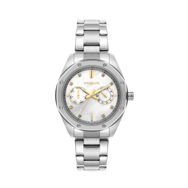 VOGUE WATCH PORTOFINO CRYSTALS SILVER STAINLESS STEEL BRACELET