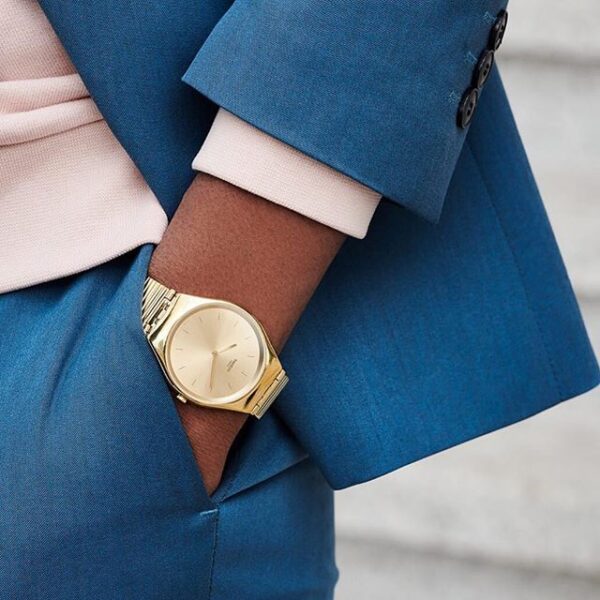 SWATCH WATCH SKINLINGOT GOLD
