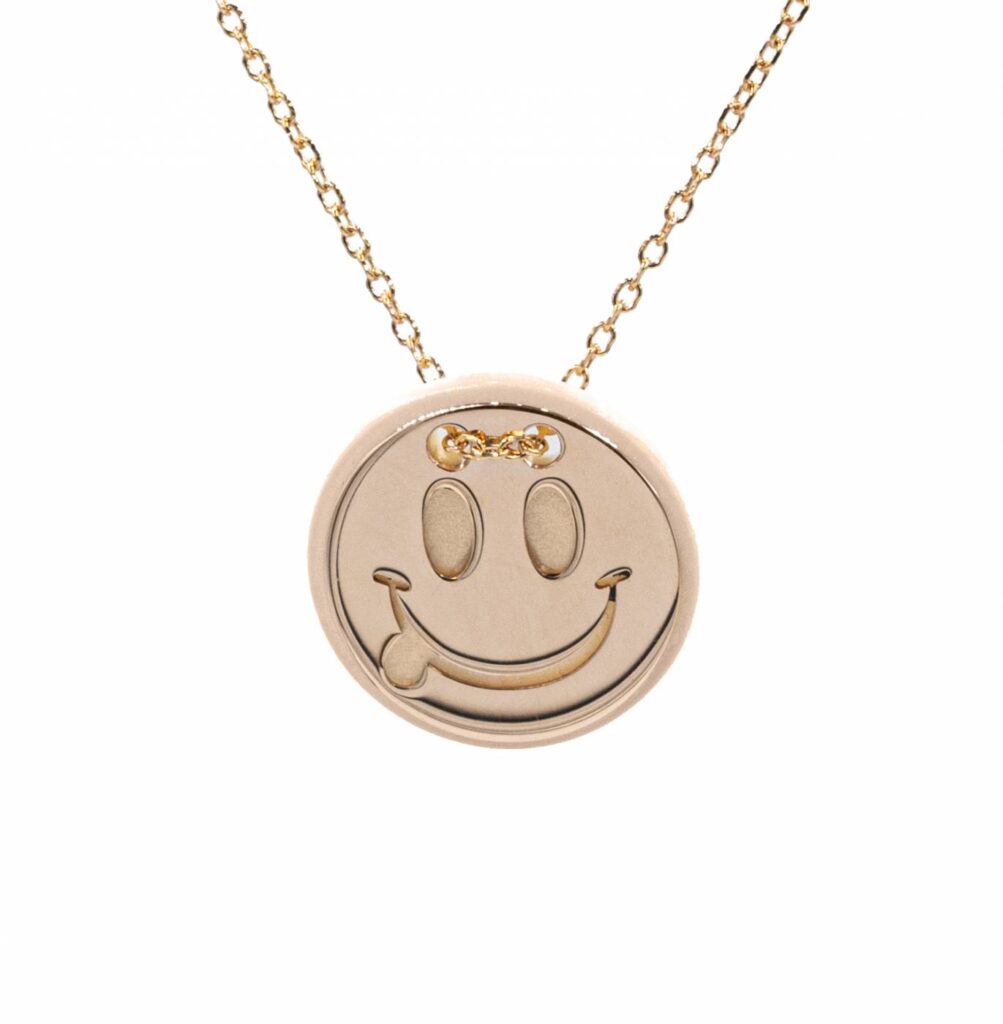 ΡΟΖ ΧΡΥΣΟ ΚΟΛΙΕ 14Κ EMOJI 47763