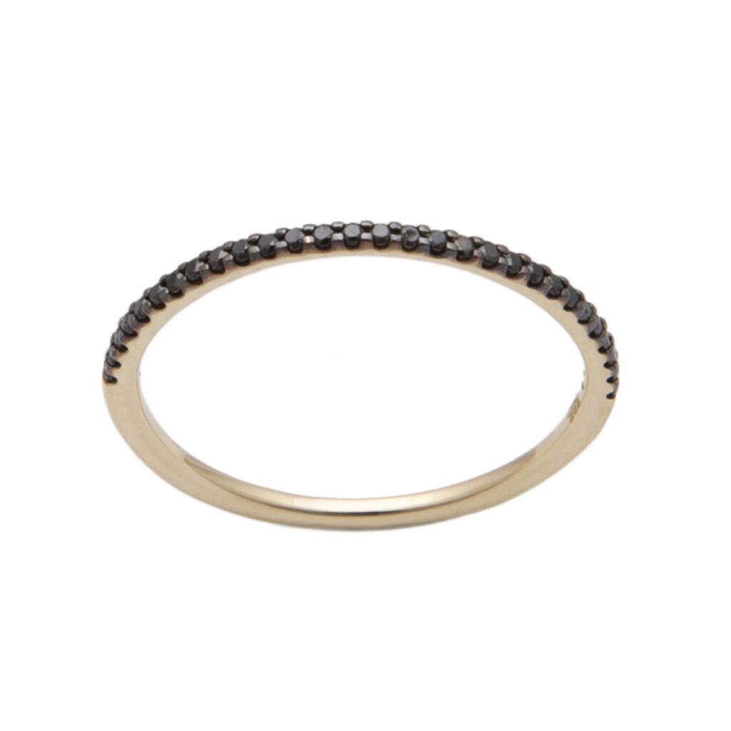 ΧΡΥΣΟ ΔΑΚΤΥΛΙΔΙ 14Κ ΜΕ ΜΑΥΡΑ ΔΙΑΜΑΝΤΙΑ BY VERITA TRUE LUXURY 40131136
