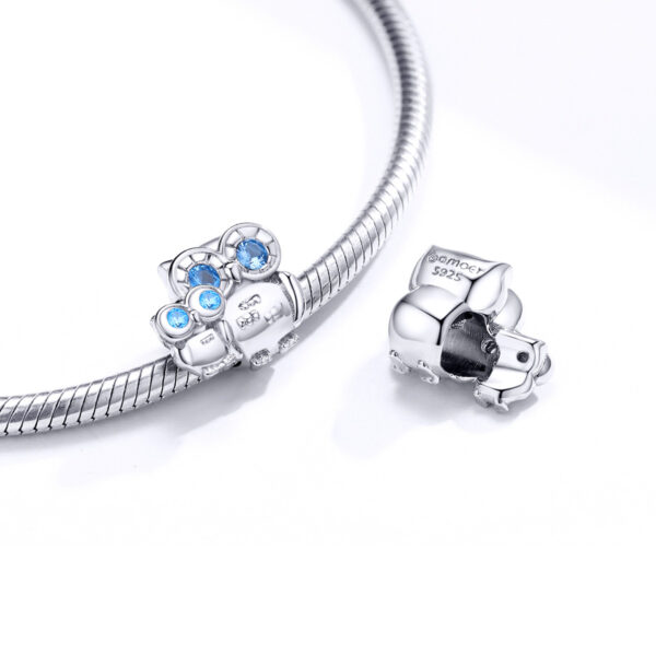 ΑΣΗΜΕΝΙΟ CHARM (925) "THE MOTHER OWL" ΜΕ ΖΙΡΓΚΟΝ
