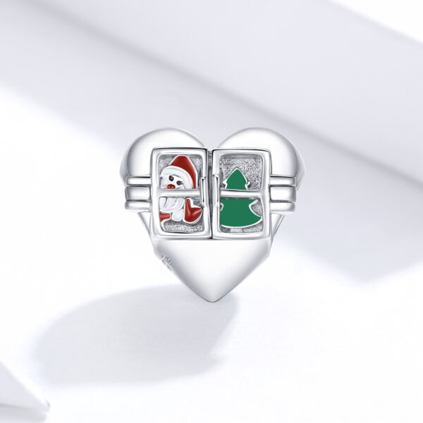 ΑΣΗΜΕΝΙΟ CHARM (925) "CHRISTMAS WISHES" ΜΕ ΖΙΡΓΚΟΝ