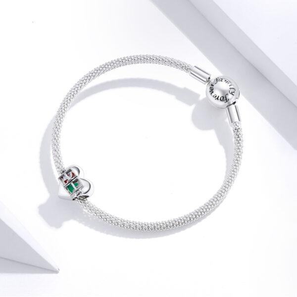 ΑΣΗΜΕΝΙΟ CHARM (925) "CHRISTMAS WISHES" ΜΕ ΖΙΡΓΚΟΝ