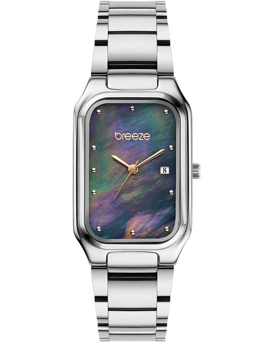 BREEZE WATCH DYNASTY SILVER STAINLESS STEEL BRACELET