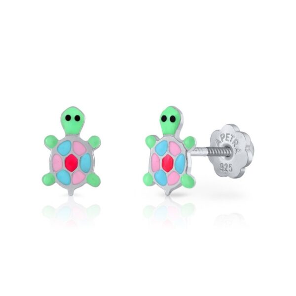 ΑΣΗΜΕΝΙΑ ΣΚΟΥΛΑΡΙΚΙΑ (925) CLEMENTINA TURTLES ΜΕ ΣΜΑΛΤΟ