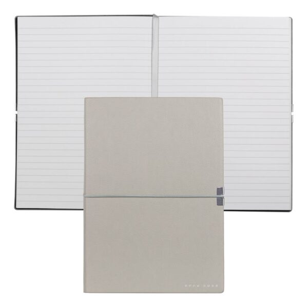 ΣΗΜΕΙΩΜΑΤΑΡΙΟ A5 ELEGANCE STORYLINE GREY LINED BY HUGO BOSS HNH124KL