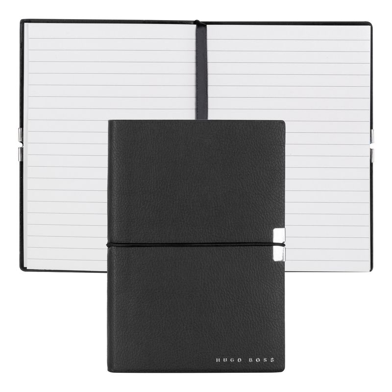 ΣΗΜΕΙΩΜΑΤΑΡΙΟ A6 ELEGANCE STORYLINE BLACK LINED BY HUGO BOSS HNM124AL