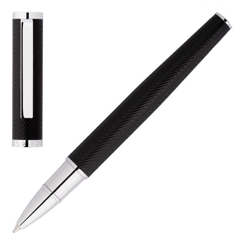 ΣΤΥΛΟ FORMATION HERRIGBONE CHROME ROLLERBALL BY HUGO BOSS HSI1065B