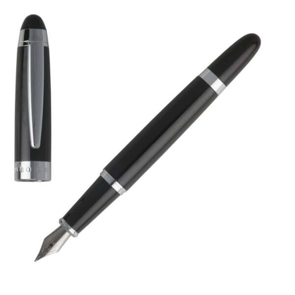 ΠΕΝΑ ICON BLACK FOUNTAIN PEN BY HUGO BOSS HSN5012