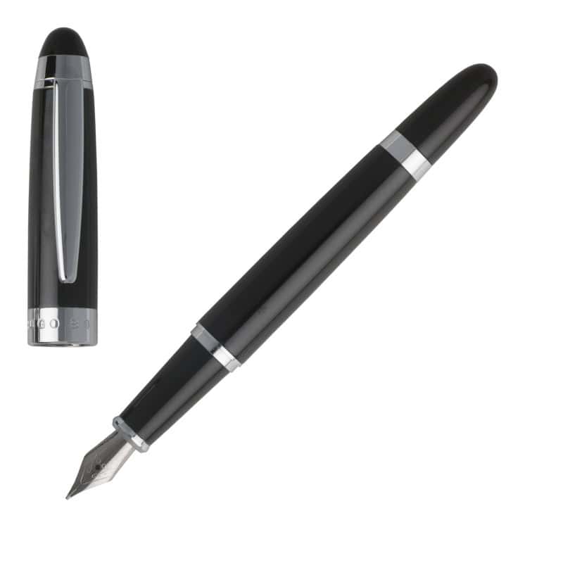 ΠΕΝΑ ICON BLACK FOUNTAIN PEN BY HUGO BOSS HSN5012