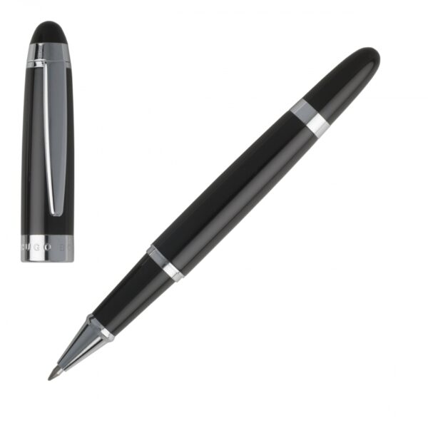 ΣΤΥΛΟ ICON BLACK/SILVER ROLLERBALL BY HUGO BOSS HSN5015
