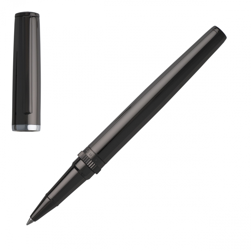 ΣΤΥΛΟ GEAR METAL DARK CHROME ROLLERBALL BY HUGO BOSS HSN9675D