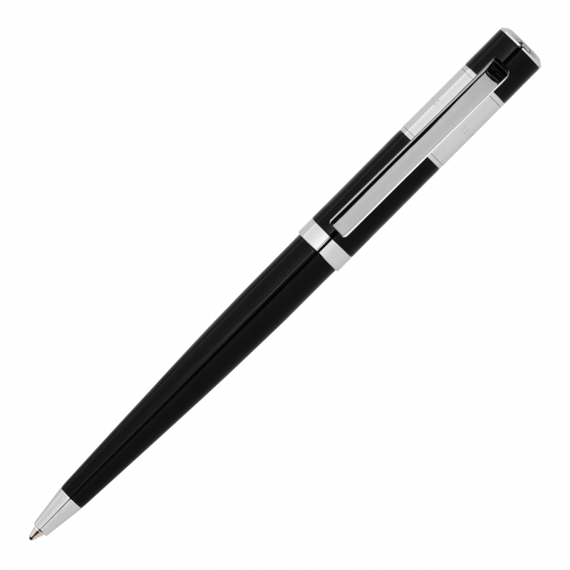 ΣΤΥΛΟ RIBBON CLASSIC BLACK/GREY BALLPOINT BY HUGO BOSS HSR0454A
