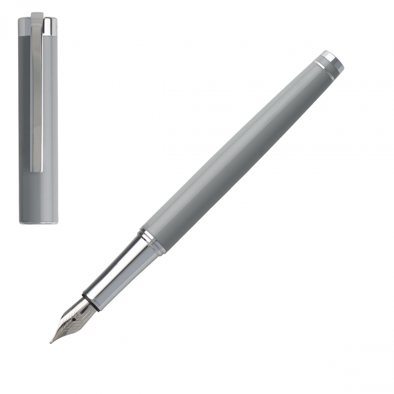 ΠΕΝΑ ACE LIGHT GREY FOUNTAIN PEN BY HUGO BOSS HST9542K
