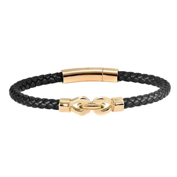 ΑΤΣΑΛΙΝΟ ΑΝΔΡΙΚΟ ΒΡΑΧΙΟΛΙ ΜΕ ΔΕΡΜΑ BY U.S POLO ASSN JW9216BR