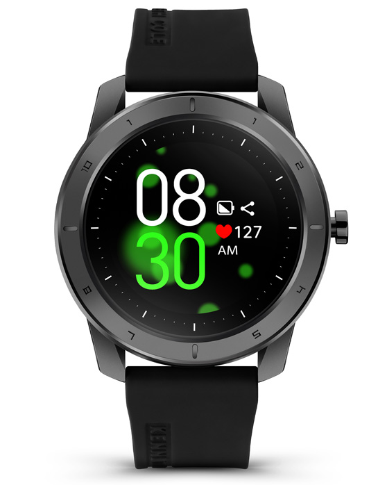 KENNETH COLE SMARTWATCH BLACK SOLICONE STRAP KCWGP2174001