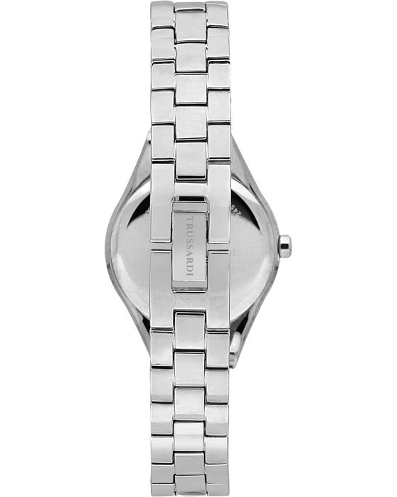 TRUSSARDI WATCH METROPOLITAN SILVER STAINLESS STEEL BRACELET - Image 3