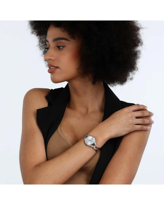 TRUSSARDI WATCH METROPOLITAN SILVER STAINLESS STEEL BRACELET - Image 4