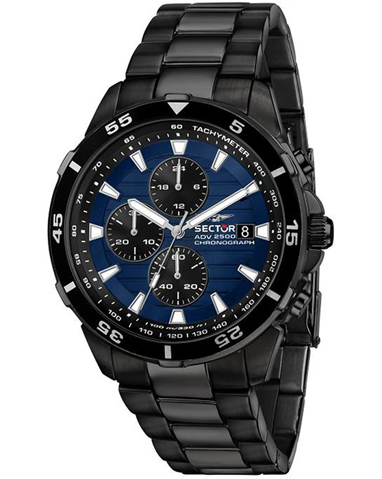 SECTOR WATCH ADV2500 CHRONOGRAPH BLACK STAINLESS STEEL BRACELET R3273643001