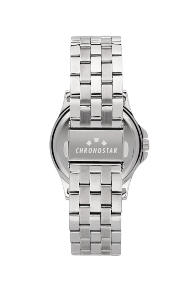 CHRONOSTAR WATCH VINTAGE SILVER METALLIC