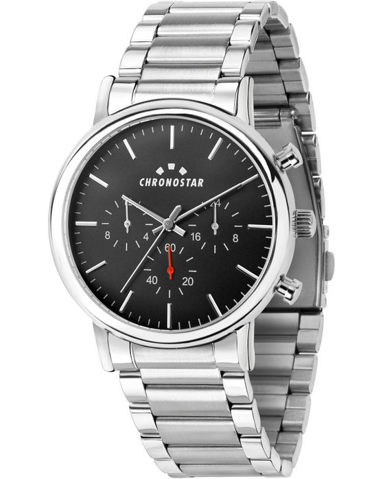 CHRONOSTAR WATCH POLARIS CHRONOGRAPH SILVER METALLIC BRACELET R3753276005