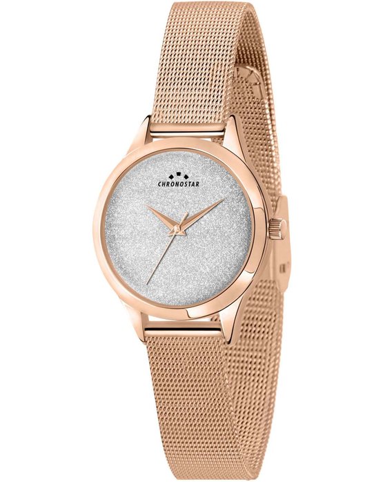 CHRONOSTAR WATCH SHIMMER ROSE GOLD METALLIC BRACELET R3753279508