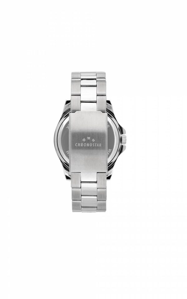 CHRONOSTAR WATCH CAPTAIN SILVER METALLIC BRACELET
