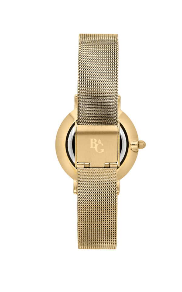 B&G WATCH PREPPY GOLD METALLIC BRACELET