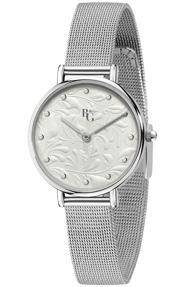 B&G WATCH PREPPY SILVER METALLIC BRACELET R3853252539
