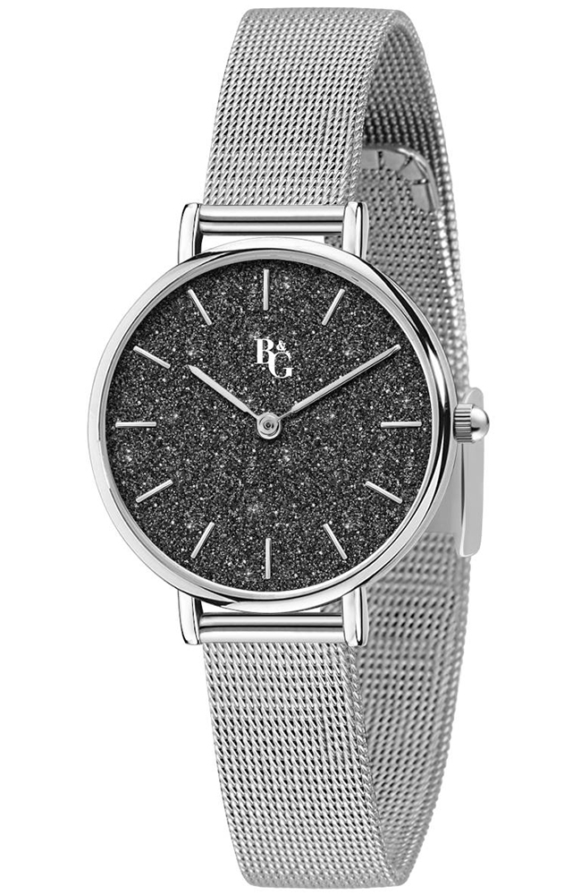 B&G WATCH PREPPY SILVER METALLIC BRACELET R3853252547