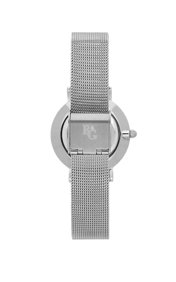 B&G WATCH PREPPY SILVER METALLIC BRACELET