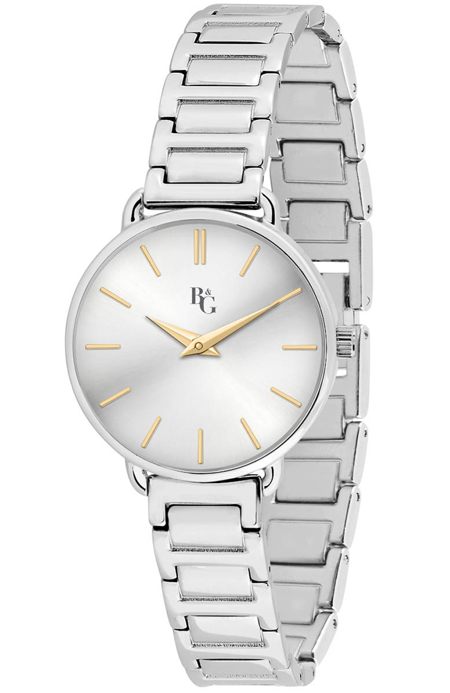 B&G WATCH COCTAIL SILVER METALLIC BRACELET R3853280501