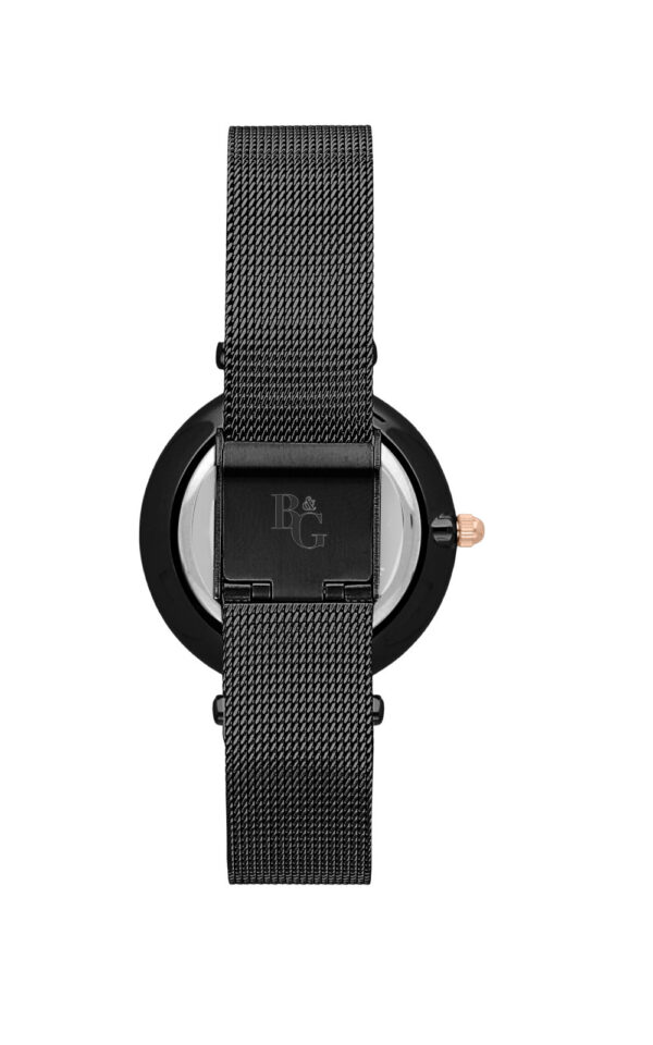 B&G WATCH CHIC BLACK METALLIC BRACELET R3853304503