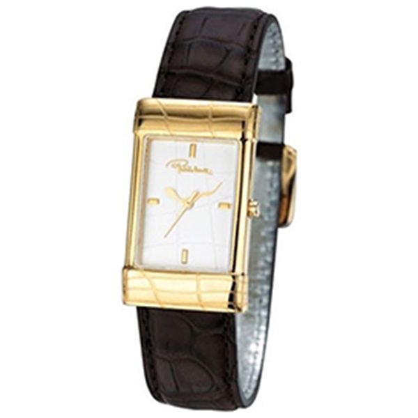 ROBERTO CAVALLI WATCH TIMEWEAR BROWN LEATHER STRAP R7251117017