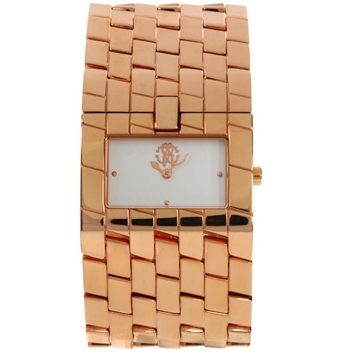 ROBERTO CAVALLI WATCH CLEAVAGE ROSE GOLD STAINLESS STEEL BRACELET R7253182545