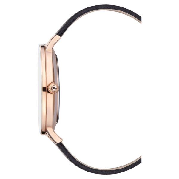 TED BAKER WATCH KATE BLACK LEATHER STRAP