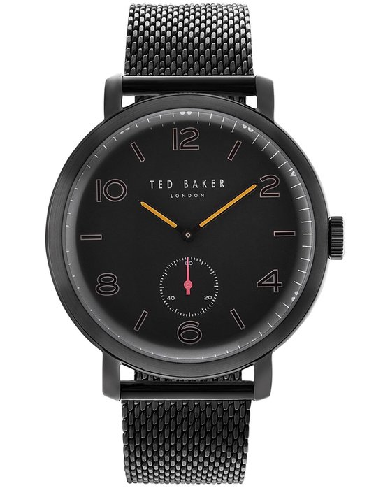 TED BAKER WATCH BLACK STAINLESS STEEL BRACELET TE50372005