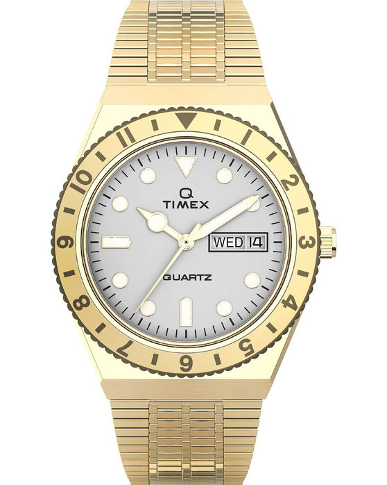 TIMEX WATCH Q REISSUE ROSE GOLD STAINLESS STEEL BRACELET TW2U95700